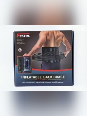 🆕️Featol Inflatable Back Brace - Black